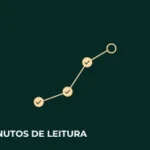 Gráfico mostrando a evolução financeira e informando o tempo de leitura do conteúdo (5 minutos)